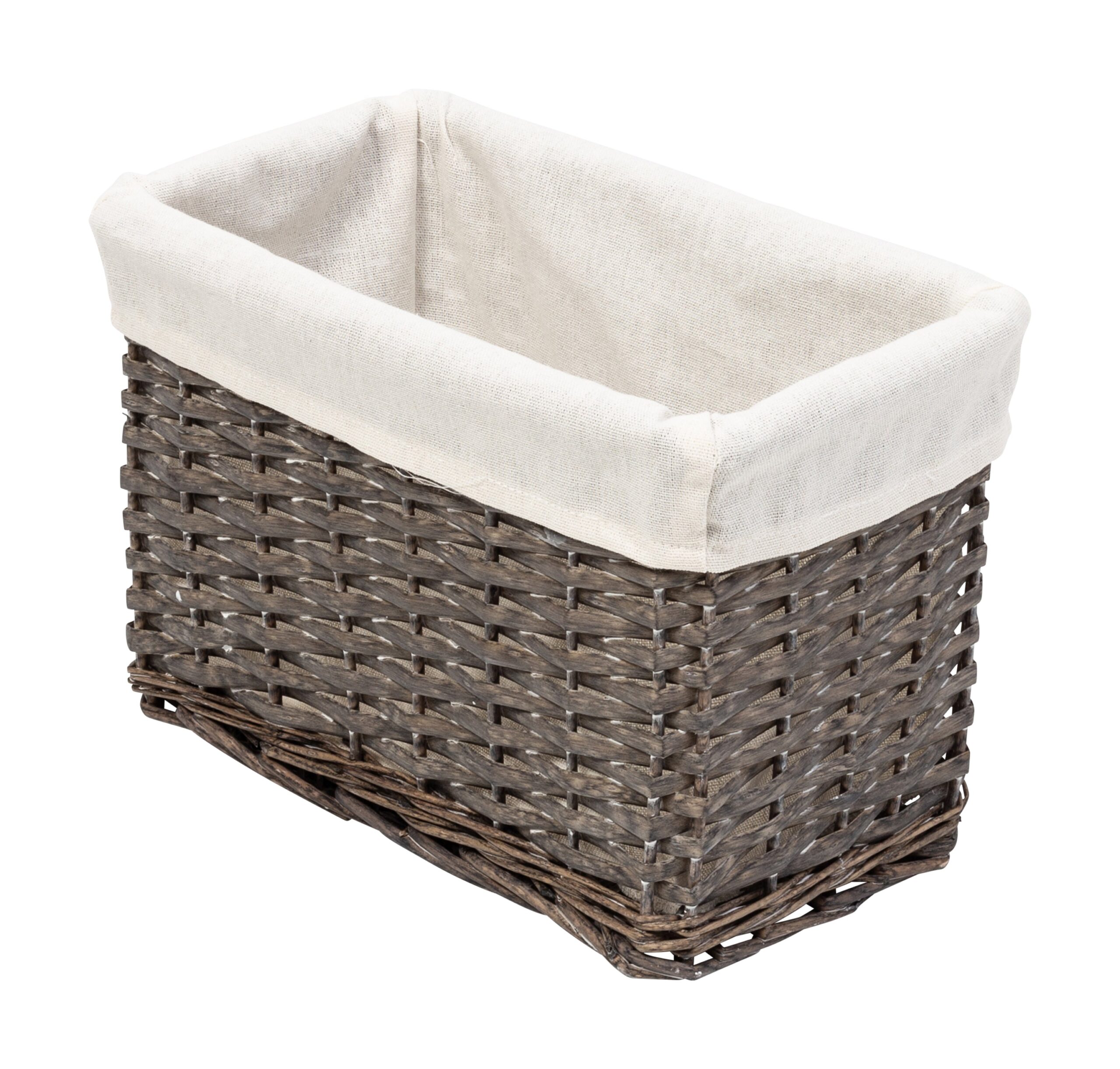 gray split willow 7 piece woven storage basket set gray split willow 7 piece woven storage basket set